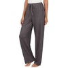 image:imageNautica Relaxed Wide Leg Sweater Knit Pajama Pants  Pajamas for WomenGrey Heather