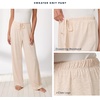 image:imageNautica Relaxed Wide Leg Sweater Knit Pajama Pants  Pajamas for WomenGrey Heather