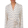 image:imageNautica Soft Sweater Knit Long Sleeve Robes Knee Length Bathrobes for WomenOatmeal Stripe