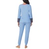 image:imageNautica Striped Lightweight Cotton Pajama PJ Set for Women Womens Long Sleeve PJs Pajamas Crewneck Shirt amp Jogger Pants SetsBlue Stp