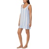 image:imageNautica Womens Sleeveless Nightgown Summer Lightweight Tank Sleep Dress with Ruffle Hem Lounge and SleepwearBlue Stripe