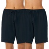 image:imageNautica 100 Cotton Pajama Bermuda Shorts Sleep amp Lounge PJ Bottoms Women2 Pack BlackBlack