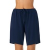 image:imageNautica 100 Cotton Pajama Bermuda Shorts Sleep amp Lounge PJ Bottoms WomenNavy