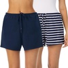 2 Pack Navy/Navy Stripe
