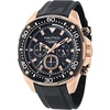 image:imageNautica Mens NCT Blue Sail Chronograph WatchBlackBlackRose Gold
