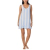 image:imageNautica Womens Sleeveless Nightgown Summer Lightweight Tank Sleep Dress with Ruffle Hem Lounge and SleepwearBlue Stripe