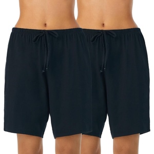 image:imageNautica 100 Cotton Pajama Bermuda Shorts Sleep amp Lounge PJ Bottoms Women2 Pack BlackBlack