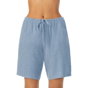 image:imageNautica 100 Cotton Pajama Bermuda Shorts Sleep amp Lounge PJ Bottoms WomenHeather Blue
