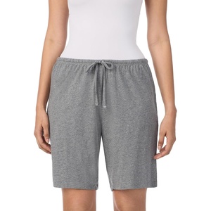 image:imageNautica 100 Cotton Pajama Bermuda Shorts Sleep amp Lounge PJ Bottoms WomenHeather Grey