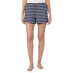 image:imageNautica 100 Cotton Pajama Boxer Shorts Sleep amp Lounge PJ Bottoms WomenNavy Stripe