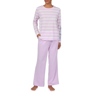 image:imageNautica Matching 2 amp 4 Piece Pajamas for Women Set  Mix amp Match OptionsLilac Stripe