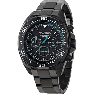 image:imageNautica Mens NCT Blue Sail Chronograph WatchBlackBlackBlack