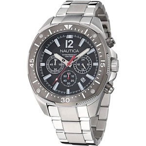 image:imageNautica Mens NCT Blue Sail Chronograph WatchSilverGraySilver