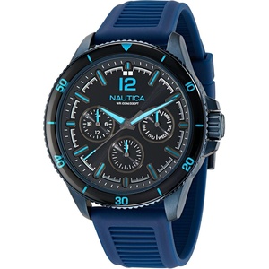 image:imageNautica Mens NCT Windrose 46mm WatchBlueBlackBlue