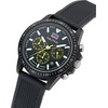 image:imageNautica Mens Black Wheat PU Fiber Strap Watch Model NAPNOS4S4