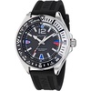 image:imageNautica Mens Clearwater Beach WatchBlack SiliconeBlackSilver