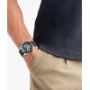 image:imageNautica Mens NST Chronograph 44mm WatchBlackBlackSilver