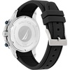 image:imageNautica Mens NST Chronograph 44mm WatchBlackBlueBlackSilver