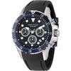 image:imageNautica Mens NST Chronograph 44mm WatchBlackBlueBlackSilver