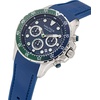 image:imageNautica Mens NST Chronograph 44mm WatchBlueBlueGreenSilver