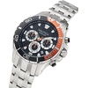 image:imageNautica Mens NST Chronograph 44mm WatchSilverBlackSilver
