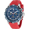 image:imageNautica Mens NST Chronograph 46mm WatchBlueredBlueSilver
