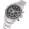 image:imageNautica Mens NST Chronograph 46mm WatchSilverBlackSilver