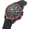 image:imageNautica One Mens WatchBlackRedIP Black