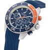 image:imageNautica One Mens WatchBlueOrangeSilver
