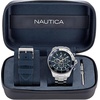 image:imageNautica One Mens WatchSilverBlueSilver