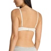 image:imageNautica Womens 3Pack Bras Cotton Blend Light Lift Everyday TShirt Bra SetZen GardenLt Heather GreyNavy Heather