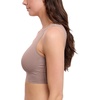 image:imageNautica Womens 3Pack Wireless Bra Laser Lounge NoShow Everyday Comfort BralettesBlackBarely TherePale Taupe