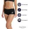 image:imageNautica Womens Cotton Boyshort Underwear Set 5PackBlackBlue GraniteMd Heather GreySphinxNt Logo