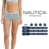 image:imageNautica Womens Cotton Boyshort Underwear Set 5PackMd Heather GreyBrixton BlueBlushedTerra StoneBlushed Flag