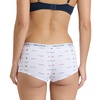 image:imageNautica Womens Cotton Boyshort Underwear Set 5PackMd Heather GreyBrixton BlueBlushedTerra StoneBlushed Flag