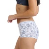image:imageNautica Womens Cotton Boyshort Underwear Set 5PackMd Heather GreyNocturnal NavyPeach WhipEndless DuskNt Floral Logo