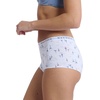 image:imageNautica Womens Cotton Boyshort Underwear Set 5PackMd Heather GreySand DollarSteel BlueXenon BlueNt Watercolor Boats
