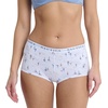 image:imageNautica Womens Cotton Boyshort Underwear Set 5PackMd Heather GreySand DollarSteel BlueXenon BlueNt Watercolor Boats