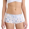 image:imageNautica Womens Cotton Boyshort Underwear Set 5PackMid Heather GreyChintz RoseLight Bleach HeatherNightshadow BlueWhite