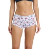 image:imageNautica Womens Cotton Boyshort Underwear Set 5PackNavy SeaStarlit GreyMd Heather GreyDeep PomegranateBrushed Floral