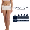image:imageNautica Womens Cotton Boyshort Underwear Set 5PackVeiled BlushLight Bleach HeatherRainstormStingrayMulti Logo