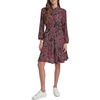 image:imageNautica Womens Long Sleeve Collared Button Shirt DressNight Sky Multi