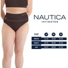 image:imageNautica Womens Seamless Ribbed Knit Brief Underwear Set 5PackDeep MahoganySilver LakeEclipse NavyMd Heather GreyBlack