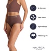 image:imageNautica Womens Seamless Ribbed Knit Brief Underwear Set 5PackDeep MahoganySilver LakeNightshadow BlueMd Heather GreyEclipse Navy