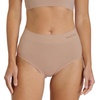 image:imageNautica Womens Seamless Ribbed Knit Brief Underwear Set 5PackSmokey TaupePastel ParchmentNocturnal NavyBarely ThereMd Heather Grey