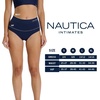 image:imageNautica Womens Seamless Ribbed Knit Brief Underwear Set 5PackSmokey TaupePastel ParchmentNocturnal NavyBarely ThereMd Heather Grey