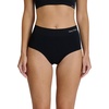 image:imageNautica Womens Seamless Ribbed Knit Brief Underwear Set 5PackSoft TaupeBlackWhiteMd Heather GreyNocturnal Navy