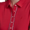 image:imageNautica Womens Short Sleeve Polo Collared Knit DressScarlet