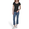 image:imageNautica Womens Short Sleeve Solid Cotton Scoop Neck TShirtBlack