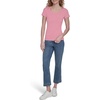 image:imageNautica Womens Short Sleeve Solid Cotton Scoop Neck TShirtEnglish Rose